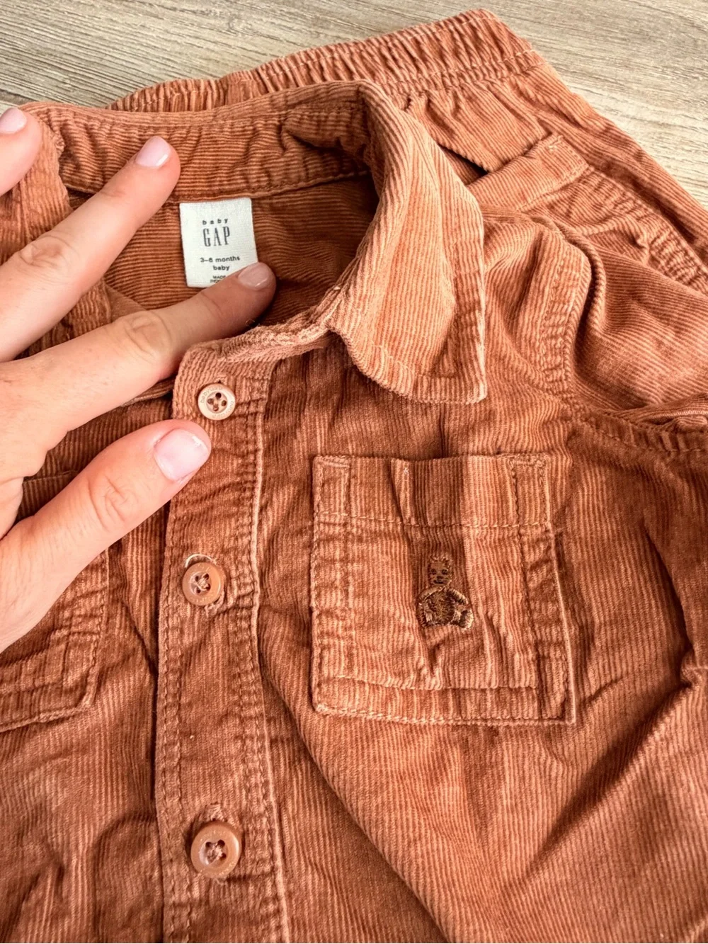 GAP Toddler Matching Set in Rust Orange